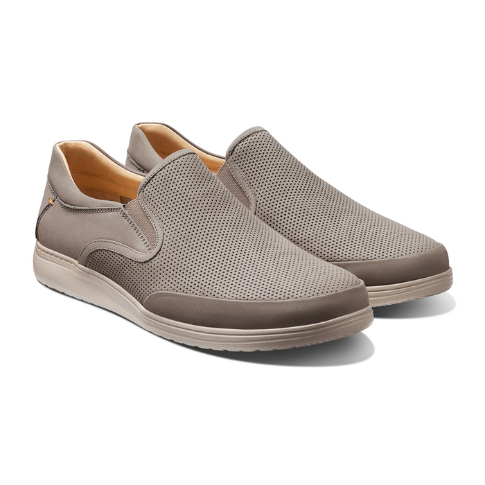 Samuel Hubbard Olema Slip On (Men) - Mushroom Nubuck Dress-Casual - Slip On - The Heel Shoe Fitters