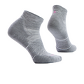 Smartwool Run Targeted Cushion Ankle (Women) - Light Gray-White Accessories - Socks - Performance - The Heel Shoe Fitters
