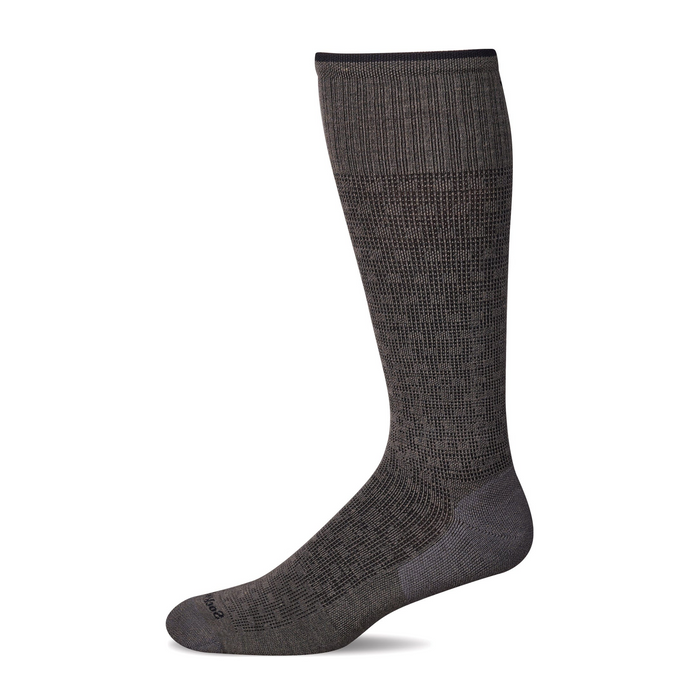 Sockwell Shadow Box Over the Calf Compression Sock (Men) - Mushroom Accessories - Socks - Compression - The Heel Shoe Fitters