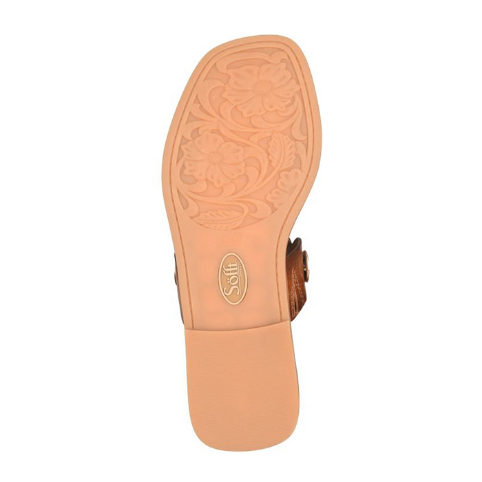 Sofft Ezra Slide Sandal (Women) - Antico Luggage Sandal - Slide - The Heel Shoe Fitters