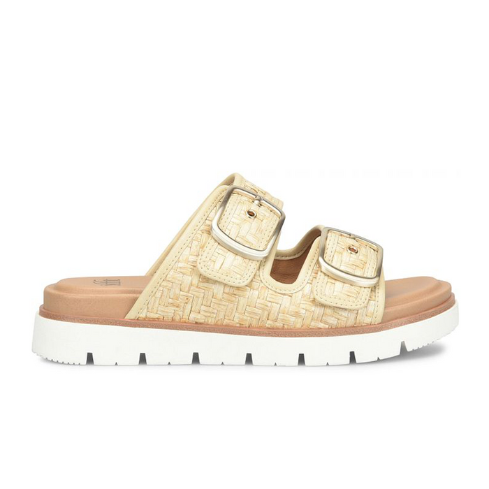 Sofft Gabby Slide Sandal (Women) - Tan Woven Sandal - Slide - The Heel Shoe Fitters