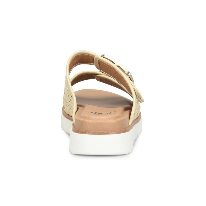 Sofft Gabby Slide Sandal (Women) - Tan Woven Sandal - Slide - The Heel Shoe Fitters