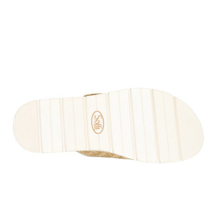 Sofft Gabby Slide Sandal (Women) - Tan Woven Sandal - Slide - The Heel Shoe Fitters