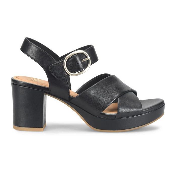 Sofft Lizzie Heeled Sandal (Women) - Black Sandal - Heel/Wedge - The Heel Shoe Fitters