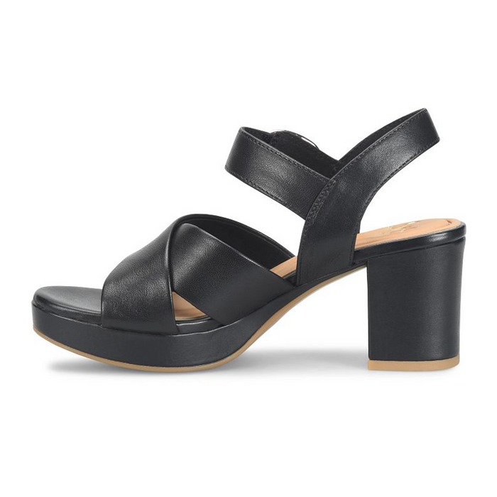 Sofft Lizzie Heeled Sandal (Women) - Black Sandal - Heel/Wedge - The Heel Shoe Fitters