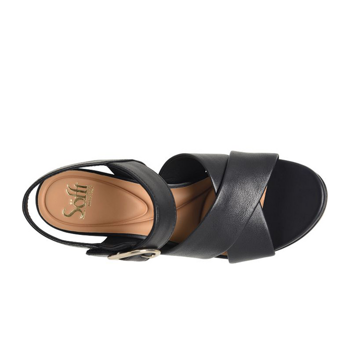 Sofft Lizzie Heeled Sandal (Women) - Black Sandal - Heel/Wedge - The Heel Shoe Fitters