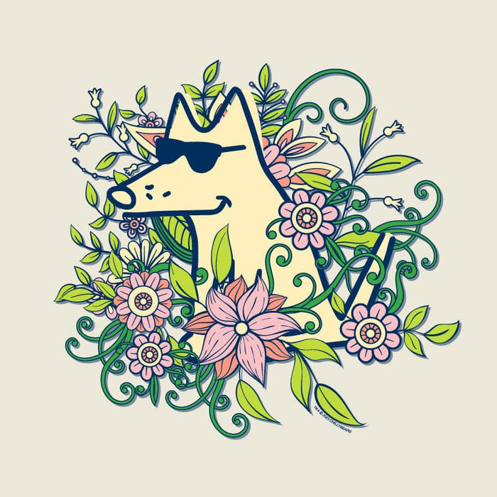 Stop And Smell The Flowers - Ladies T-Shirt V-Neck