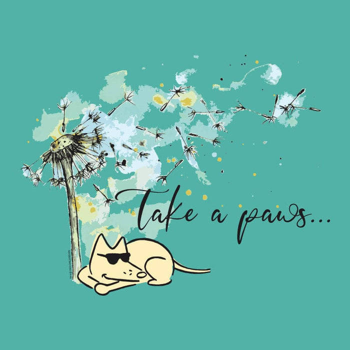 Take A Paws - Ladies T-Shirt V-Neck