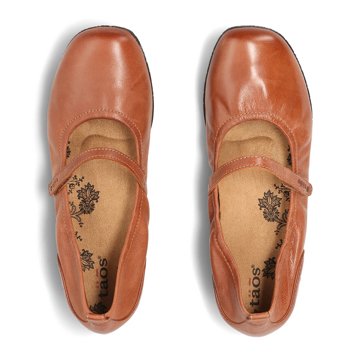Taos Babble (Women) - Cognac Dress-Casual - Flat - The Heel Shoe Fitters