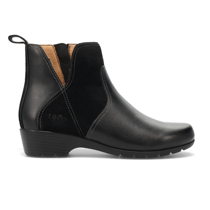 Taos Footwear Edition (Women) - Black/Black Suede Boots - Casual - Mid - The Heel Shoe Fitters