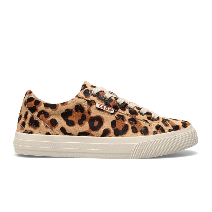 Taos Plim Soul Lux Sneaker (Women) - Leopard Pony Hair Athletic - Casual - Lace Up - The Heel Shoe Fitters