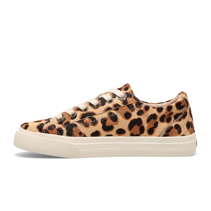 Taos Plim Soul Lux Sneaker (Women) - Leopard Pony Hair Athletic - Casual - Lace Up - The Heel Shoe Fitters