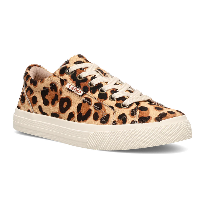 Taos Plim Soul Lux Sneaker (Women) - Leopard Pony Hair Athletic - Casual - Lace Up - The Heel Shoe Fitters
