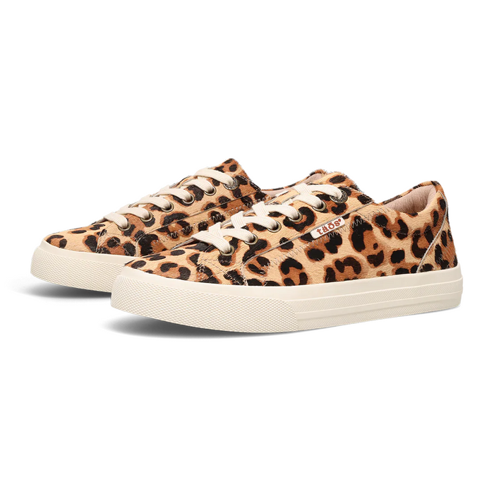 Taos Plim Soul Lux Sneaker (Women) - Leopard Pony Hair Athletic - Casual - Lace Up - The Heel Shoe Fitters