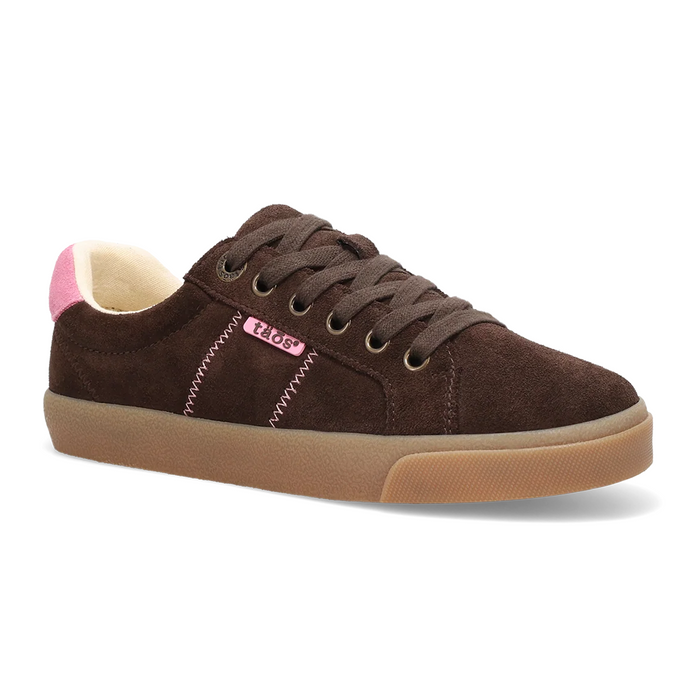 Taos Star 2.0 (Women) - Brown/Pink Suede Athletic - Casual - Lace Up - The Heel Shoe Fitters