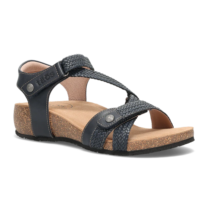 Taos Trulie Backstrap Sandal (Women) - Navy Sandal - Backstrap - The Heel Shoe Fitters