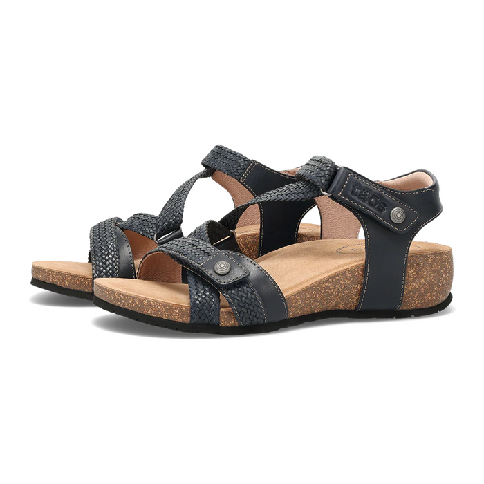 Taos Trulie Backstrap Sandal (Women) - Navy Sandal - Backstrap - The Heel Shoe Fitters