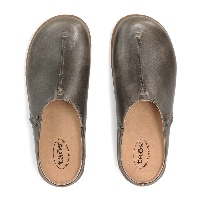 Taos Upside (Women) - Olive Fatigue Dress-Casual - Clogs & Mules - The Heel Shoe Fitters