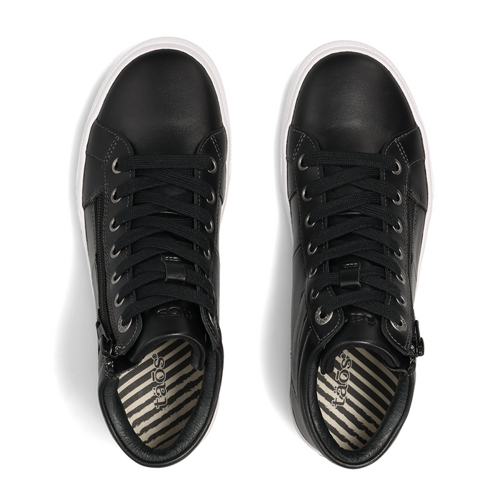Taos Winner (Women) - Black/White Athletic - Casual - Lace Up - The Heel Shoe Fitters