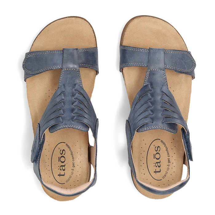 Taos Wonderful Backstrap Sandal (Women) - Dark Blue Sandal - Backstrap - The Heel Shoe Fitters