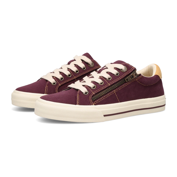 Taos Z Soul Sneaker (Women) - Plum/Maize Athletic - Casual - Lace Up - The Heel Shoe Fitters