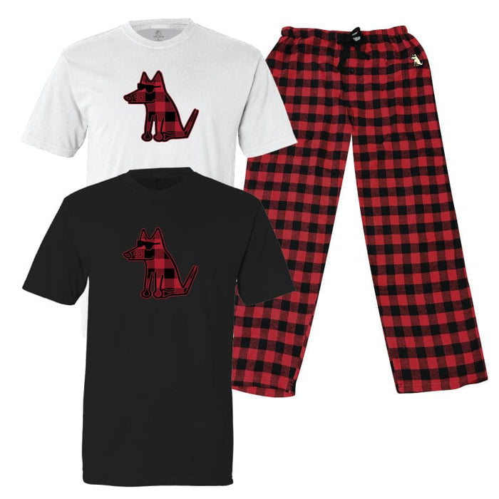 Teddy's Buffalo Plaid - Pajama Set
