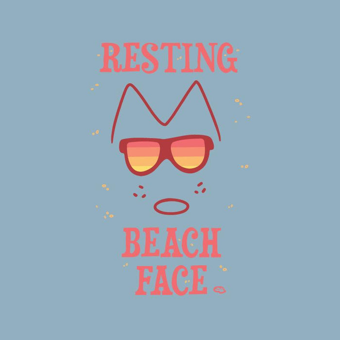 Teddy's Resting Beach Face - Classic Tee