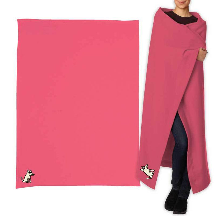Teddy's Sweatshirt Blanket - Neon Pink