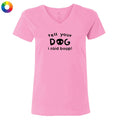 Tell Your Dog I Said Boop - Ladies T-Shirt V-Neck