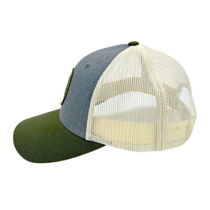 The Heel Shoe Fitters Branded Hat - Gray/Olive Accessories - Headwear - The Heel Shoe Fitters