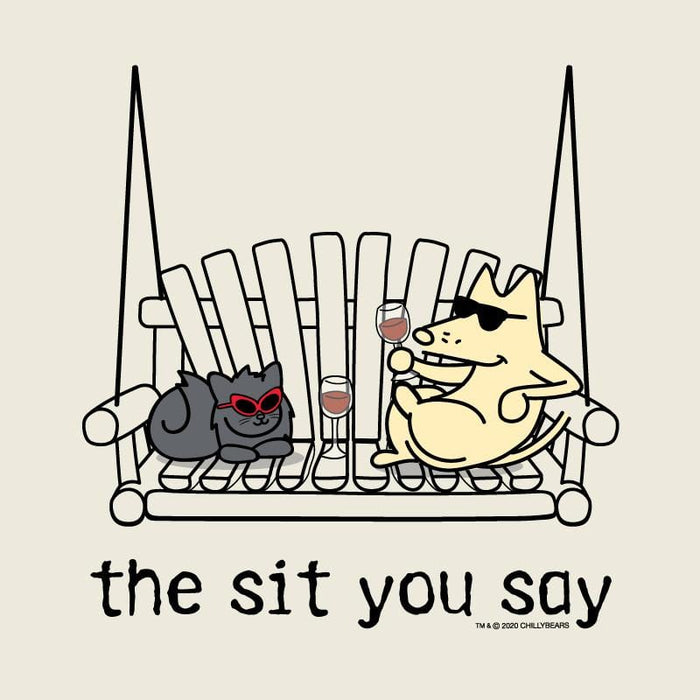 The Sit You Say - Ladies T-Shirt V-Neck