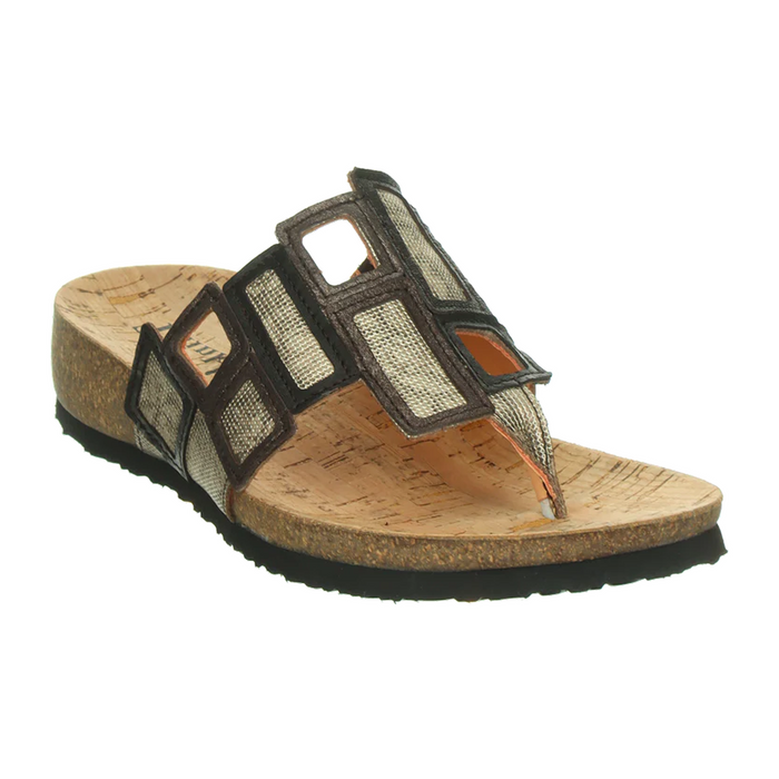 Think! Julia Sandal (Women) - Taupe/Kombi Sandal - Thong - The Heel Shoe Fitters