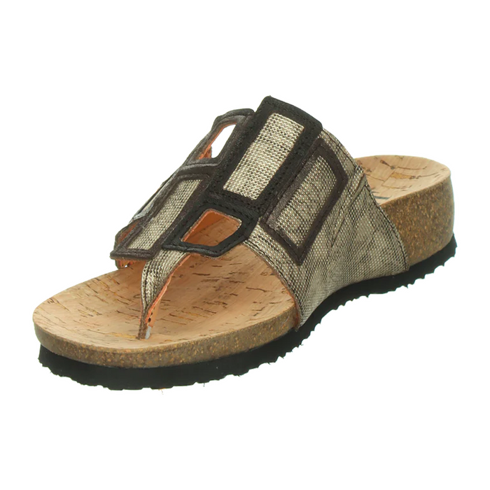 Think! Julia Sandal (Women) - Taupe/Kombi Sandal - Thong - The Heel Shoe Fitters
