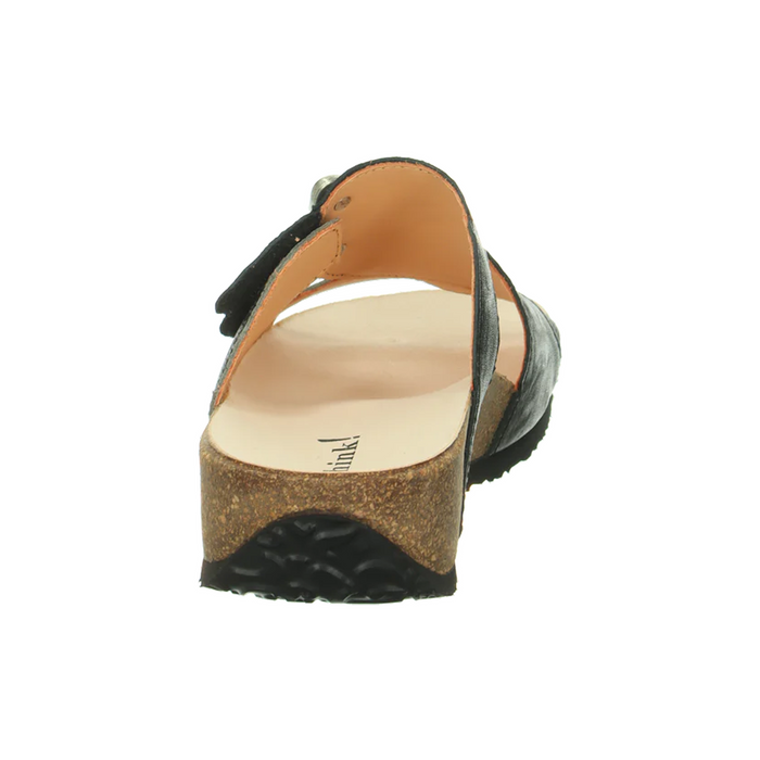 Think! Mizzi Sandal (Women) - Black/Kombi Sandal - Slide - The Heel Shoe Fitters