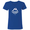 Those Who Wander with Dogs Are Never Lost - Ladies T-Shirt V-Neck