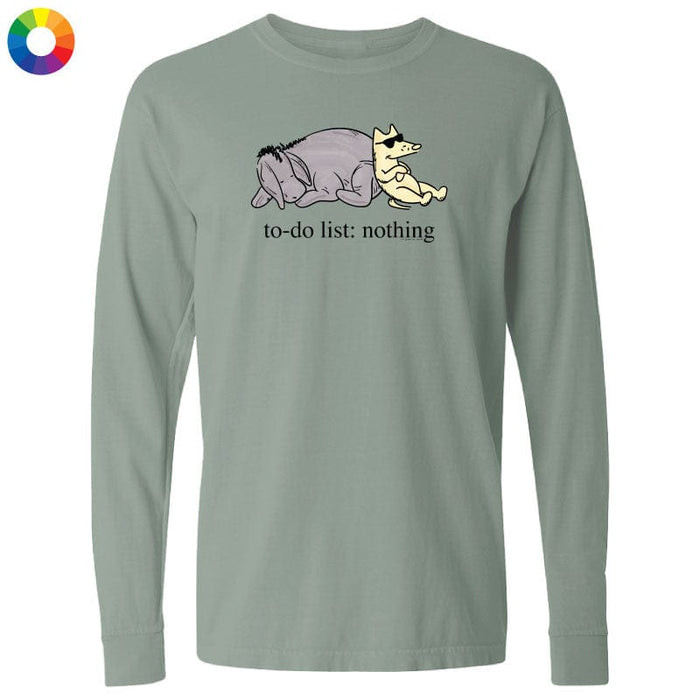 To Do List Nothing - Classic Long-Sleeve T-Shirt
