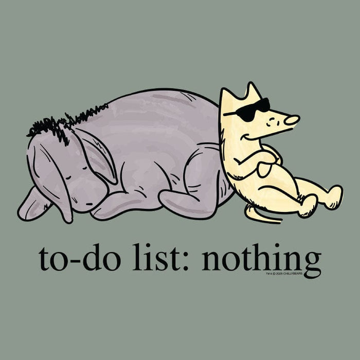 To Do List Nothing - Classic Long-Sleeve T-Shirt