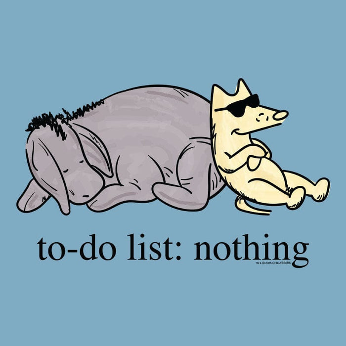 To Do List Nothing - Classic Long-Sleeve T-Shirt
