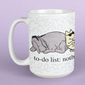 To Do List Nothing - Large Coffee Mug