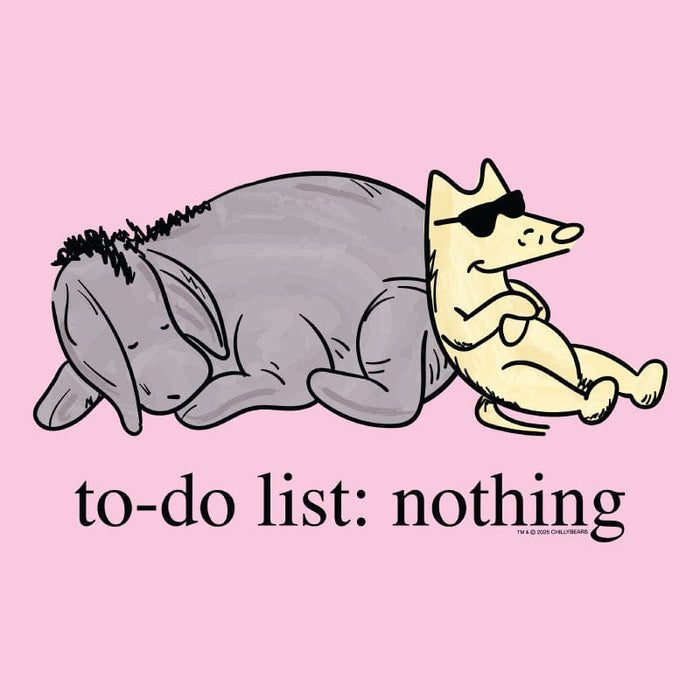 To Do List Nothing - Lightweight Tee
