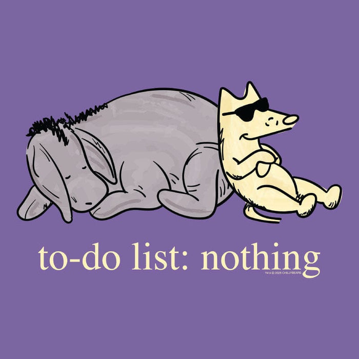To Do List Nothing - Lightweight Tee