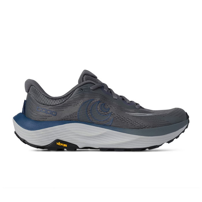 Topo Ultraventure 5 Running Shoe (Men) - Grey/Blue Athletic - Running - Trail - The Heel Shoe Fitters