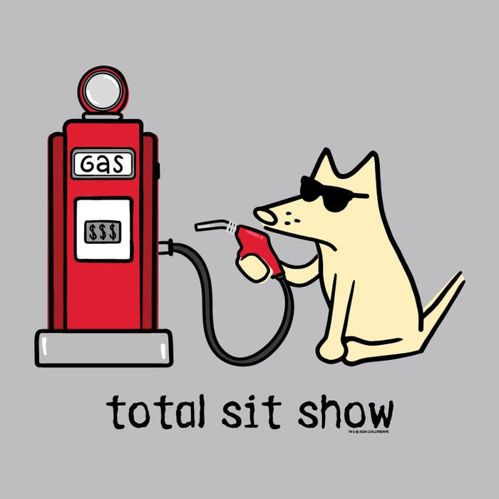 Total Sit Show Gas - Ladies T-Shirt V-Neck