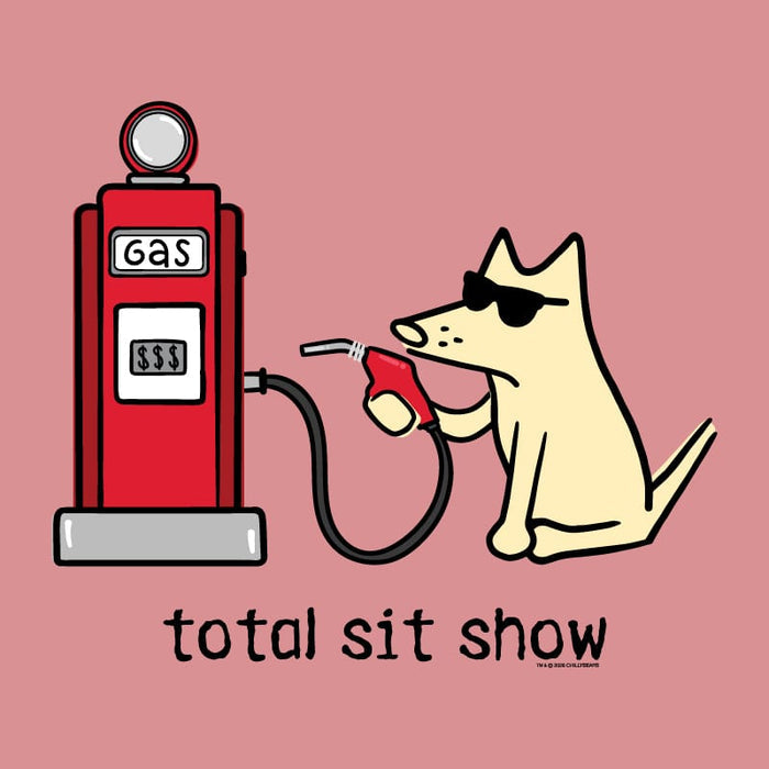 Total Sit Show Gas - Ladies T-Shirt V-Neck