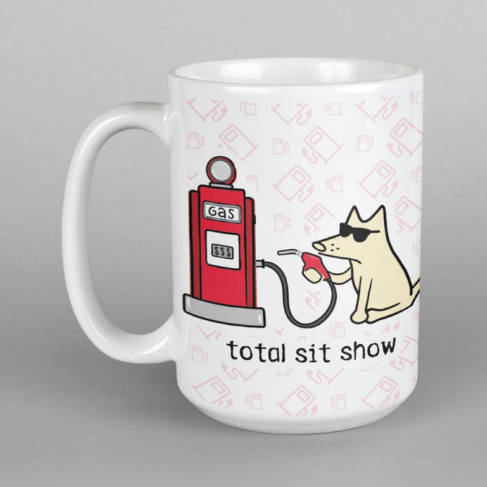 Total Sit Show Gas - Large Coffee Mug