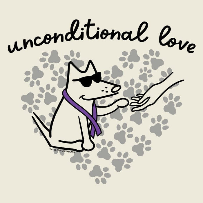 Unconditional Love Paws - Ladies T-Shirt V-Neck