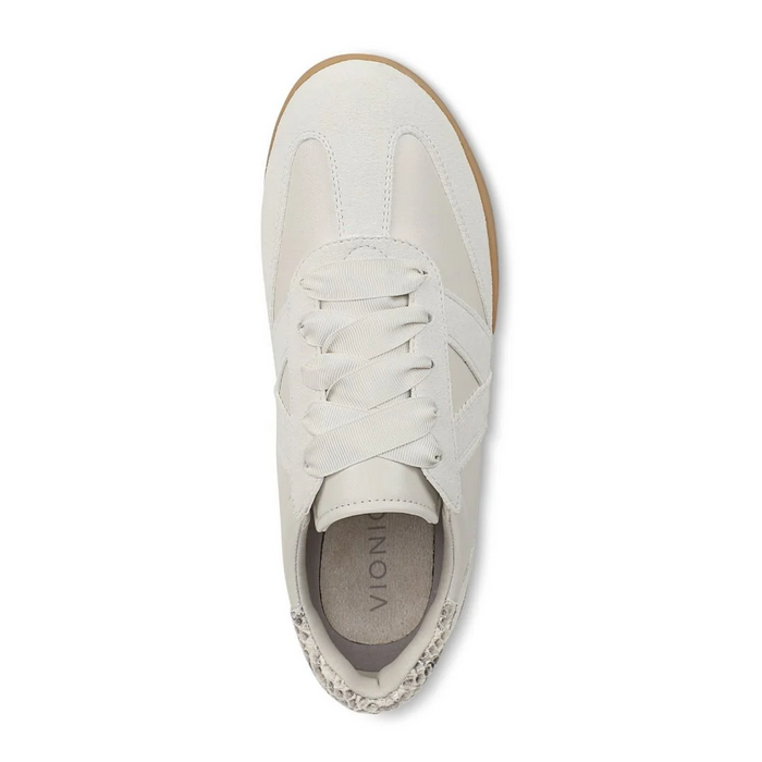 Vionic Arabelle Ballet Sneaker (Women) - Cream Athletic - Casual - Lace Up - The Heel Shoe Fitters