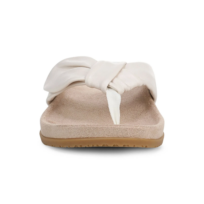 Vionic Eva Sandal (Women) - Sea Salt Leather Sandal - Thong - The Heel Shoe Fitters