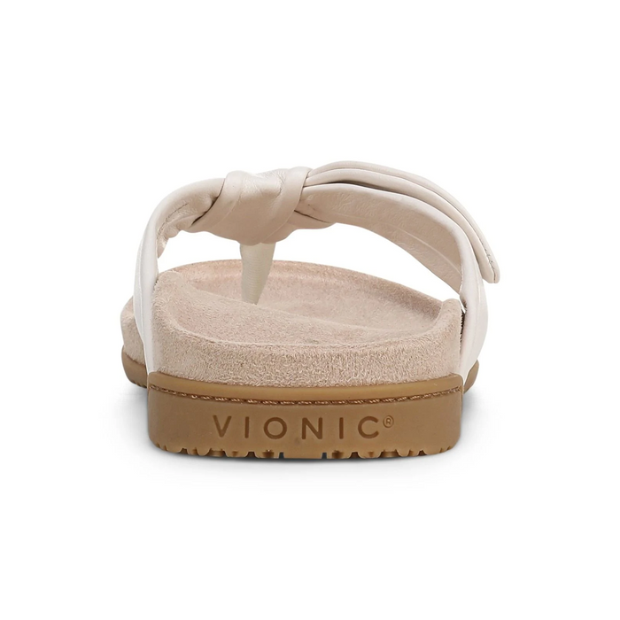 Vionic Eva Sandal (Women) - Sea Salt Leather Sandal - Thong - The Heel Shoe Fitters