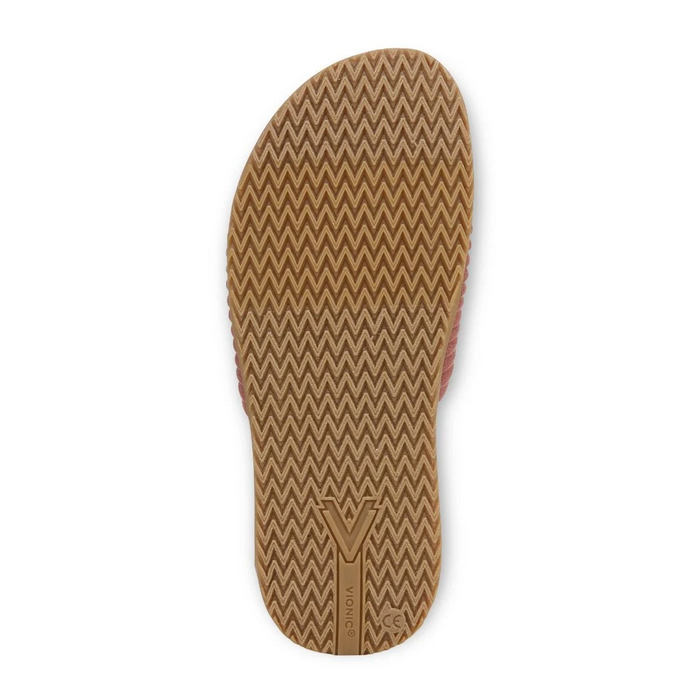 Vionic Evie Knit Slide Sandal (Women) - Withered Rose Sandal - Slide - The Heel Shoe Fitters